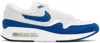 Nike Air Max 1 Anniversary Sneakers In White/royal Blue-lt