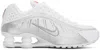 Nike Shox R4 In White/white-metallic
