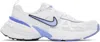 Nike White & Navy V2k Run Sneakers In White/royal Pulse-su