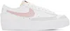 Nike Blazer Low Platform "pink Glaze" Sneakers In White/pink Glaze