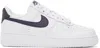Nike White & Purple Air Force 1 '07 Next Nature Sneakers In White/dark Raisin