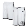 Nike White Brooklyn Nets 2024/25 Association Edition Swingman Shorts In White