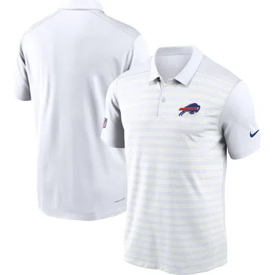 Nike White Buffalo Bills Sideline Victory Dri-fit Polo