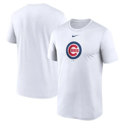 Nike White Chicago Cubs Legend Fuse Large Logo Performance T-shirt