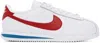 Nike Cortez Sneakers In White And Red In White/varsity Red-va