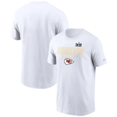 Nike White Kansas City Chiefs Super Bowl Lviii Iconic T-shirt