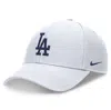 NIKE NIKE WHITE LOS ANGELES DODGERS EVERGREEN CLUB PERFORMANCE ADJUSTABLE HAT