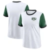 Nike White New York Jets Rewind Ringer Tri-blend T-shirt In White