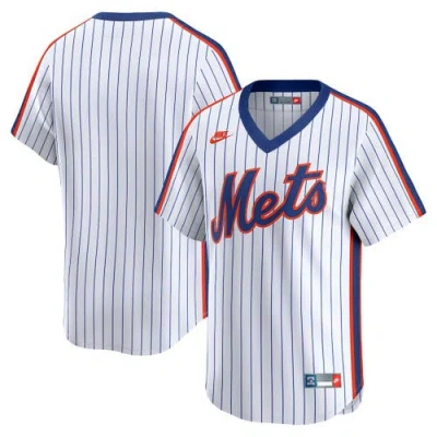 Nike White New York Mets Throwback Cooperstown Collection Limited Jersey