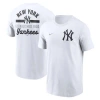 Nike White New York Yankees 2-hit T-shirt