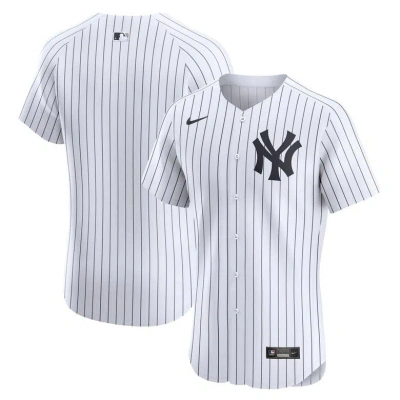 Nike White New York Yankees Home Elite Jersey