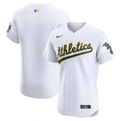 Nike White Oakland Athletics Home Elite Jersey