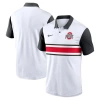 Nike Ohio State Buckeyes Primetime Campus Vapor  Men's Dri-fit College Polo In White