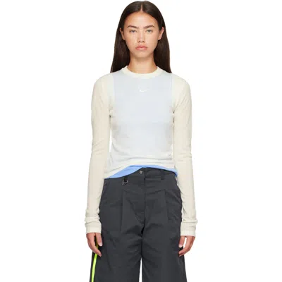Nike White Sportswear Airreverent Long-sleeve T-shirt