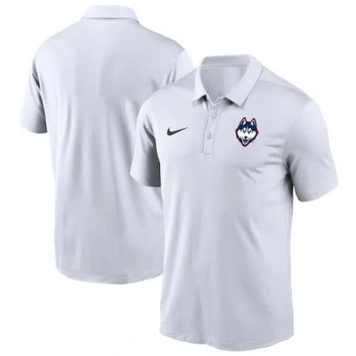 Nike White Uconn Huskies Victory Solid Performance Polo