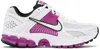 Nike White Zoom Vomero 5 Sneakers In White/mtlc Platinum