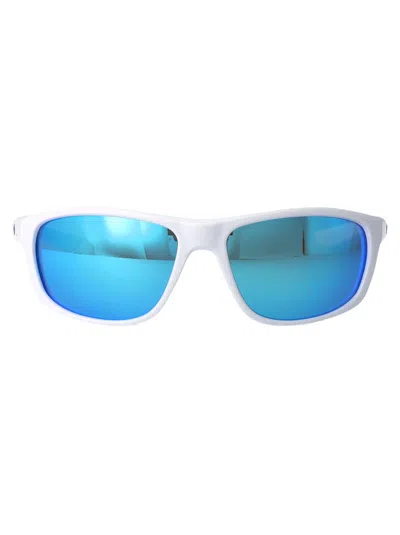 Nike White/blue Mirror Acetate Sunglasses