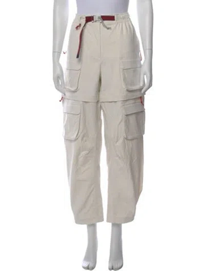 Pre-owned Nike Wide Leg Pants In Gray