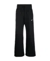 Nike Sportswear Phoenix High Waist Wide Leg Sweatpants In Black