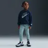 Nike Wild Warmth Toddler Crew Top And Leggings Set In Blue