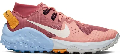 Pre-owned Nike Wildhorse 6 (women's) Sneakers In Canyon Pink/pink Quartz/sky Blue Grey