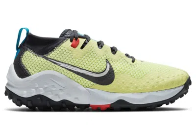 Pre-owned Nike Wildhorse 7 (women's) Sneakers In Limelight/laser Blue/chile Red In Multi