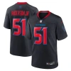 Nike Will Anderson Jr. Houston Texans  Men's Nfl Game Football Jersey In Navy