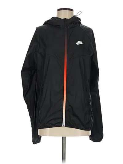 Pre-owned Nike Windbreaker Jacket In Black