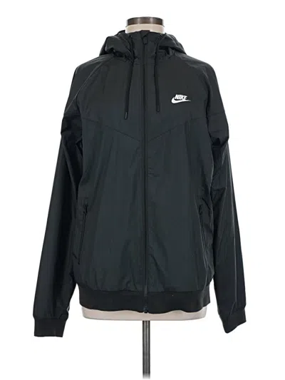 Pre-owned Nike Windbreaker Jacket In Black