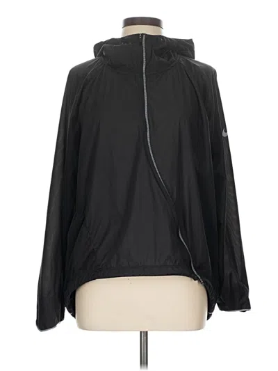 Pre-owned Nike Windbreaker Jacket In Black