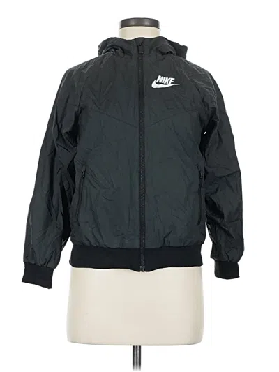 Pre-owned Nike Windbreaker Jacket In Black