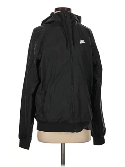 Pre-owned Nike Windbreaker Jacket In Black