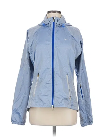 Pre-owned Nike Windbreaker Jacket In Blue