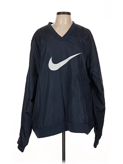 Pre-owned Nike Windbreaker Jacket In Blue