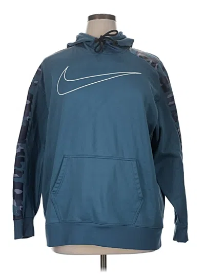Pre-owned Nike Windbreaker Jacket In Blue