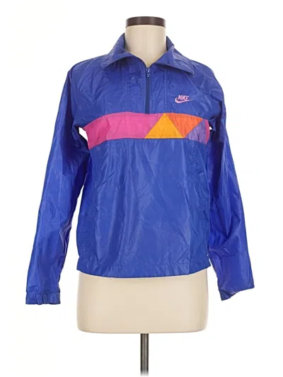 Pre-owned Nike Windbreaker Jacket In Blue