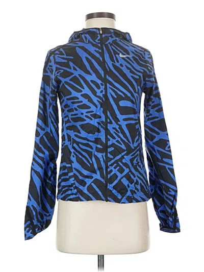 Pre-owned Nike Windbreaker Jacket In Blue