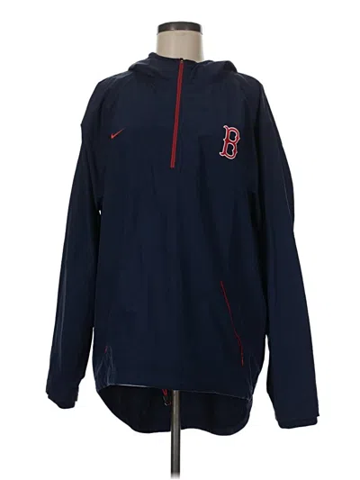 Pre-owned Nike Windbreaker Jacket In Blue