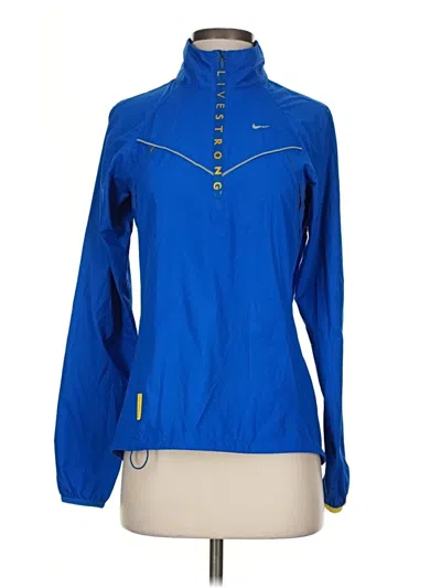 Pre-owned Nike Windbreaker Jacket In Blue