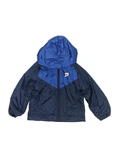 Pre-owned Nike Kids' Windbreaker Jacket In Blue