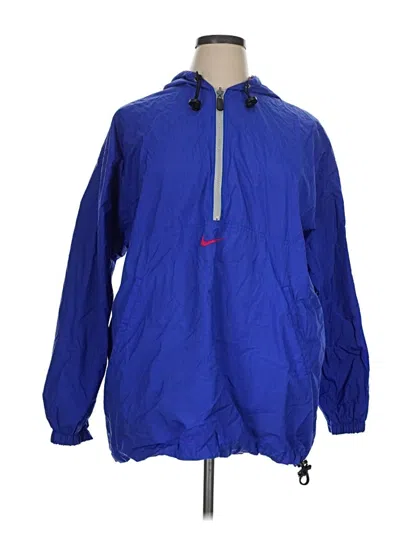 Pre-owned Nike Windbreaker Jacket In Blue