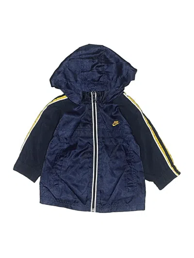 Pre-owned Nike Kids' Windbreaker Jacket In Blue