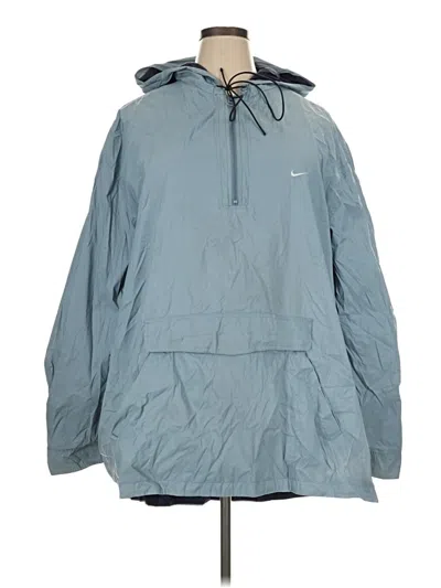 Pre-owned Nike Windbreaker Jacket In Blue