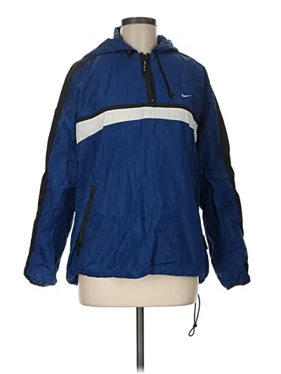 Pre-owned Nike Windbreaker Jacket In Blue