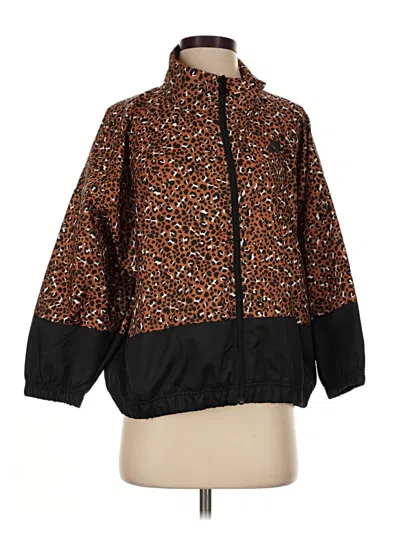 Pre-owned Nike Windbreaker Jacket In Brown