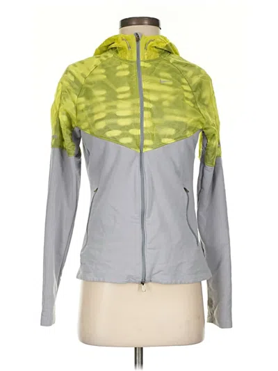 Pre-owned Nike Windbreaker Jacket In Gray