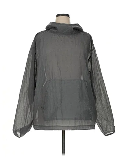 Pre-owned Nike Windbreaker Jacket In Gray