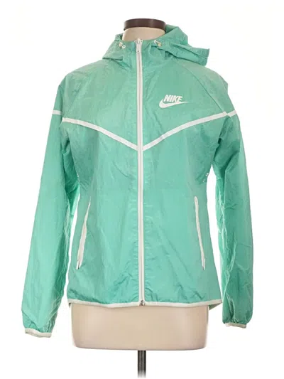 Pre-owned Nike Windbreaker Jacket In Green