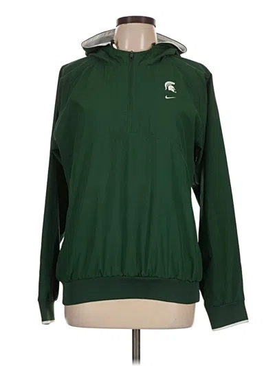 Pre-owned Nike Windbreaker Jacket In Green