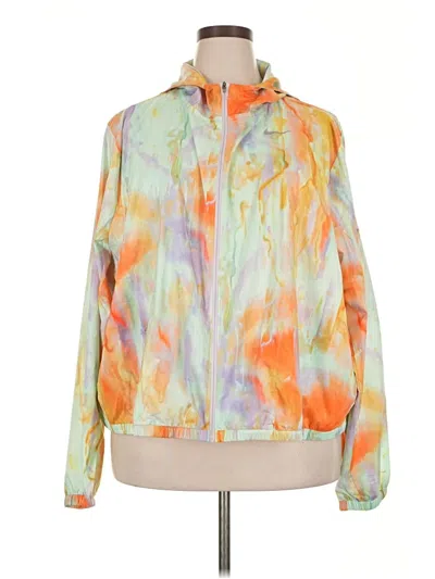 Pre-owned Nike Windbreaker Jacket In Orange